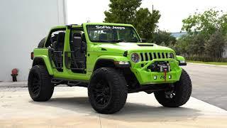 Custom Gecko Green Color Matched Wrangler