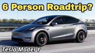 Tesla model Y 7-Seater Road Trip With 6 People!  How Is This Car For Families & Road Trips!