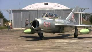 Hungarian MiG-15 first post-restoration flight