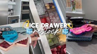 ASMR ice restock!  | aesthetic | organisation