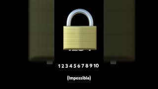 Guess the lock (impossible