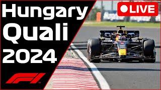 F1 LIVE - Hungary GP QUALI - Commentary + Live Timing - (RAINING)