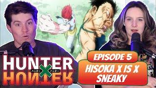 HISOKA IS SO STRONG! | Hunter X Hunter Married Reaction | 1x5, “Hisoka x Is x Sneaky”