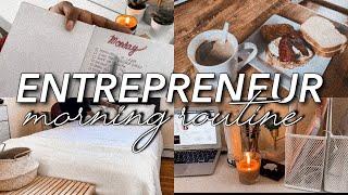 PRODUCTIVE MORNING ROUTINE *realistic* | mompreneur morning routine, entrepreneur life vlog