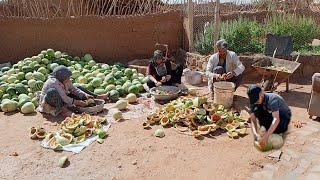 Iranian village life_Iranian family_Day of village deaths with Aran #villagelifeiranian