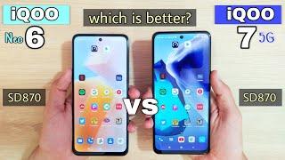 iqoo neo 6 5G vs iqoo 7 5G Speed Test & Comparison | Same Smartphone Same Processor 