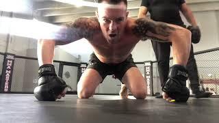 Trainer ORLANDO CUELLAR with America’s UFC Champ Colby Covington
