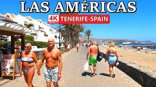 TENERIFE - PLAYA DE LAS AMÉRICAS | Current Appearance  in various Places  4K Walk ● July 2024