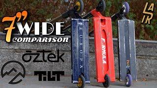 7" WIDE DECK COMPARISON | North vs Aztek vs Tilt