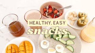 EASY BALANCED SNACKS | 7 Healthy Snack Combos You’ll Actually Enjoy + How to Make a Healthy Snack!