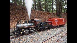 Kozo A3 Live Steam Locomotive - First run