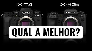   FUJIFILM X-T4 ou FUJIFILM X-H2s | QUAL A MELHOR?  [ Cortes]