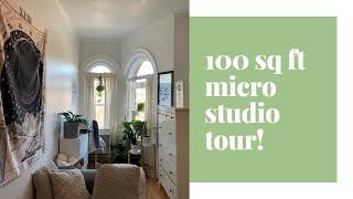 Micro Studio Apartment Tour ~ Minimalist & Affordable ~