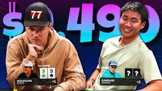 HIGH STAKES DUEL vs. RAMPAGE at the Bellagio!! $10/20/40! | Poker Vlog #237