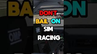 Persistence in Sim Racing #simracing #iracing #racinggame