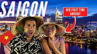 HER FIRST TIME ABROAD!  A DAY IN SAIGON (HO CHI MIN) END OF THE VIETNAM ROADTRIP | VIETNAM VLOG