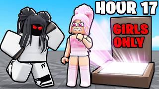 I Went UNDERCOVER In A GIRLS ONLY CLAN For 24 HOURS.. (Roblox Blade Ball)