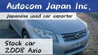 2008 TOYOTA AXIO NZE141 Autocom Japan Japanese Used Car Exporter 607207