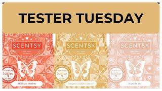 Tester Tuesday Holiday Market, Ginger Cookie Crunch and Bundle Up (Scentsy Reviews)