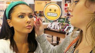 Getting My Makeup Done At THEBODYSHOP Counter | ItsSabrina Ad