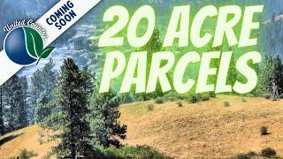 20 acre Building Parcels Coming soon to Orofino, Idaho