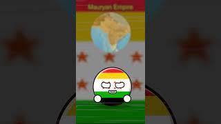 The Largest Empires in History #countryballs