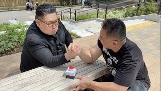 Kim Jong-un vs Former world No. 1 arm wrestler