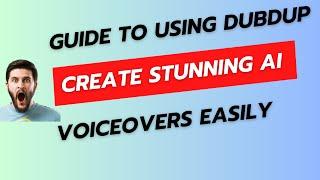 How to Sign Up and Use Dubdup – Easy AI Voiceover Tool Tutorial | KenKen Ai World