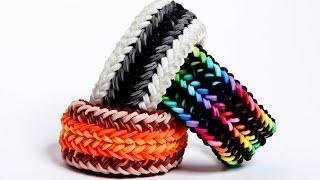 snake belly 1 loom - advanced rainbow loom bracelet - hardest design