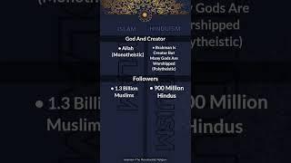 Islam And Hinduism - Part-2 - Comparison #islam #hinduism #comparison #dailyreminder