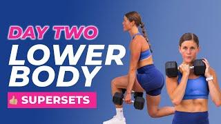 New Year Challenge Day 2: 20-Minute Leg Workout (Dumbbells Only)