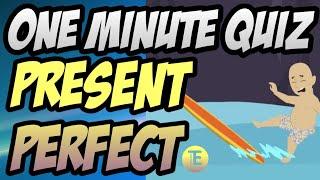Present Perfect cartoon  grammar quiz #shorts Part 1