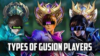 10 Types Of Gusion Players in Ranked!