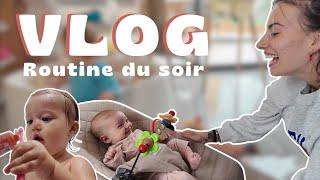 ROUTINE DU SOIR AVEC DEUX BÉBÉ 