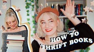 LEO'S GUIDE TO THRIFTING BOOKS  + small thrifted bookhaul