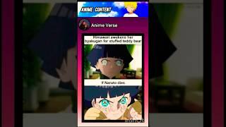 What Himawari do after Naruto's death  Naruto shorts #naruto #music #himawari #anime #edit #gojo