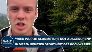 GERMANY: "Red alert has been declared here!" Severe flooding threatens these areas!