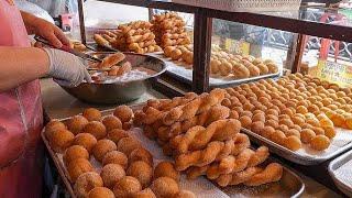 Sold Out Every day! Fantastic Street Donuts by Crazy Speed Donut Master /Korean Street food