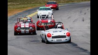 Sunday Race VDCA Wild Hare @ VIR 4 April 2021 Vintage racing MGB