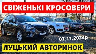 СВІЖІ ЦІНИ НА КРОСОВЕРИ // ЛУЦЬКИЙ АВТОРИНОК // 07.11.2024р. #колоритмоторс #автопідбір #кросовери