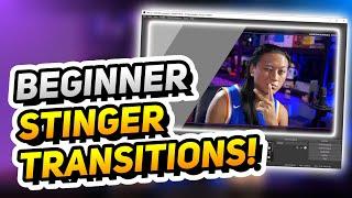Beginner Stinger Transitions For Twitch Using Free Software!