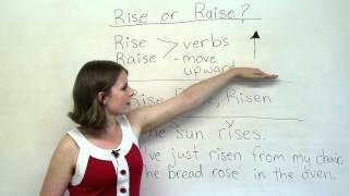 Grammar Mistakes - RISE or RAISE?