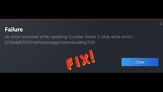 How to fix disk write error in steam. (100% working)