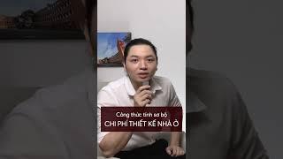 Công thức tính chi phí thiết kế nhà ở #kiếntrúc #nộithất #kientrucsu