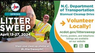 NCDOT 2024 Spring Litter Sweep