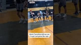 Quick transition drills NBA/College players use to get real game like reps #nba #gamereps