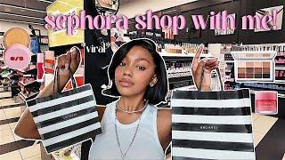 SHOP WITH ME AT SEPHORA + HAUL!! | makeup artist needs, viral products, & more!