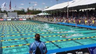 Alex Liang 2016 California State Champioinships, 1st place, 200 Freestyle (Lane 1 at the bottom)