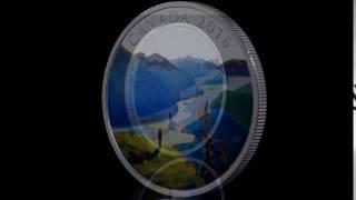 1 oz. Pure Silver Coloured Coin – Canadian Landscape Series: Reaching the Top (2016)