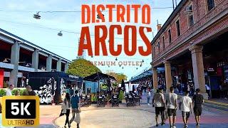 【5K】Recorriendo DISTRITO ARCOS Premium Outlet | Walking Tour 2023 | Palermo, Buenos Aires.